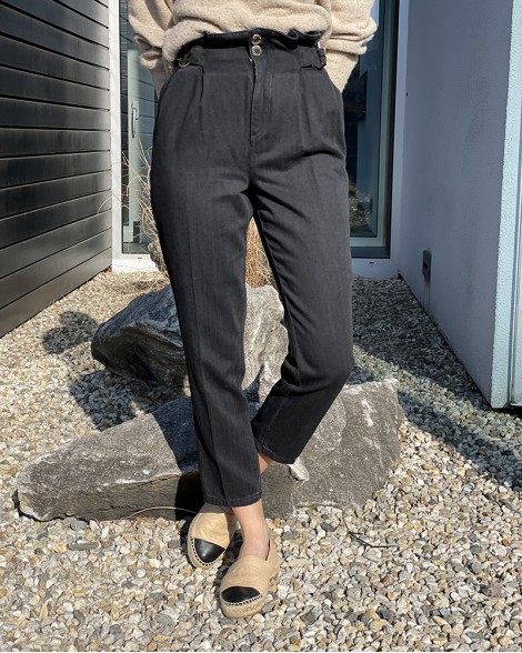 Džíny dámské Pinko CARA FASHION CARROT černé